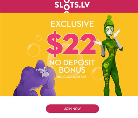 no deposit bonus codes for slots.lv casino